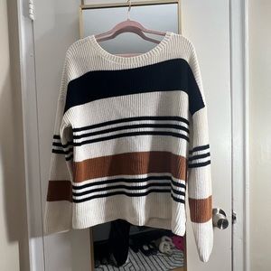 stripped sweater